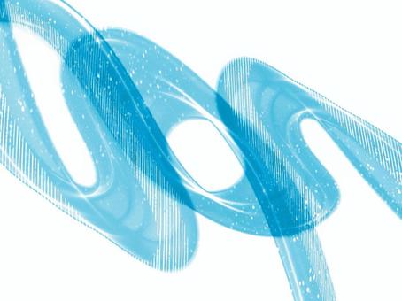 風のリボン-アクアブルー03 風,リボン,ブルー,濃色,信頼感,ライン,抽象,背景,光,流れのイラスト素材