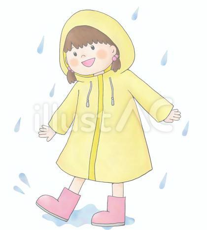 女の子(レインコート)