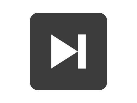 次曲ボタン（黒四角） 再生,次へ,次曲,ボタン,スキップ,スタート,次,アイコン,送り,飛ばすのイラスト素材
