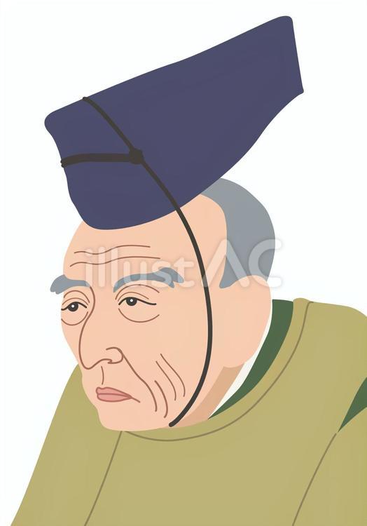 会沢正志斎（カラ－） 会沢正志斎,歴史,幕末のイラスト素材