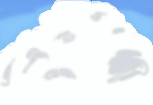 夏の空と入道雲