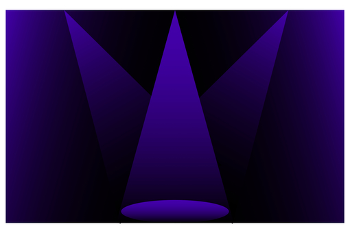 黒と青のスポットライト背景