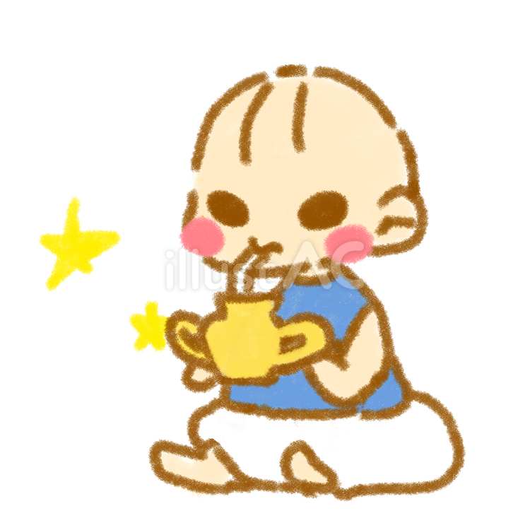 水瓶座の赤ちゃん 水瓶座,赤ちゃん,かわいいのイラスト素材