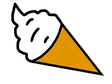 Illustration, icon, ice, soft cream, JPG and PNG