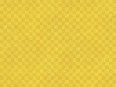 金色和柄パターン【市松】 和柄,金色,背景,ゴールド,シームレスパターン,手描き,パターン,金,金箔,祝いのイラスト素材