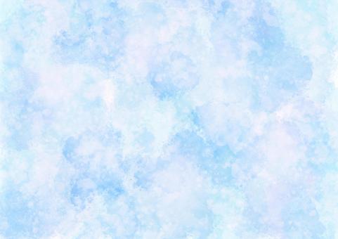 にじみ水彩風　水色　背景 水彩,水色,ムラ,背景,壁紙,淡い,パステルカラー,お洒落,にじみ,可愛いのイラスト素材