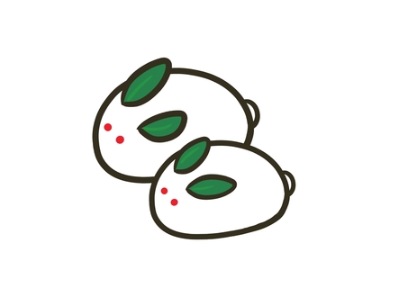 Parent and child of snow rabbit, Parent and child of snow rabbit, kelinci, yukiga, ing mangsa,