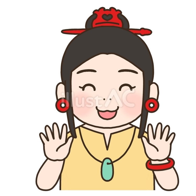 縄文時代の女性 縄文時代,縄文,縄文人のイラスト素材