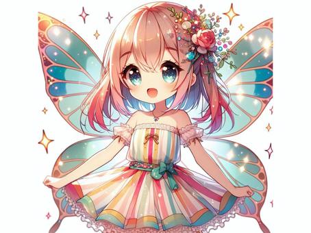 Illustration, fairy, wing, dream, 