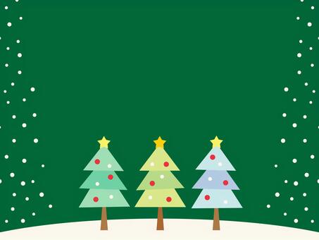 クリスマスツリーの背景/緑 クリスマス,ツリー,背景のイラスト素材
