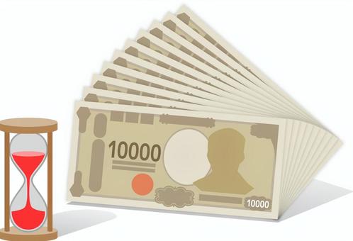 タイムイズマネーのイラスト タイムイズマネーのイラスト タイムイズマネー,時間,お金,投資,節約,効率化,資産,仕事,ビジネス,経済のイラスト素材