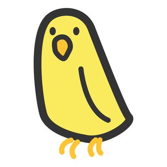 簡單的黃鳥, 鸟, 黄色, 国际镍业公司, JPG 和 PNG