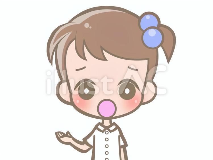 女の子-示す-悲しい200817 女の子,悲しい,示すのイラスト素材