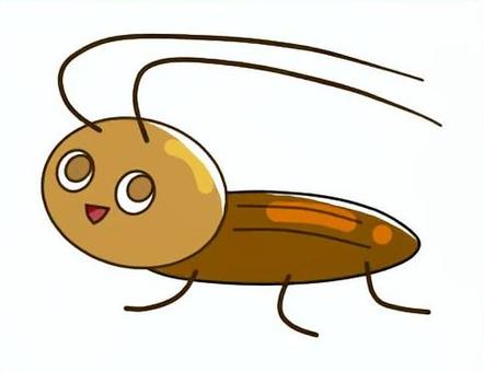 かわいいG　配慮ゴキ ゴキブリ,ｇ,配慮,可愛い,虫,背景透過,茶色のイラスト素材