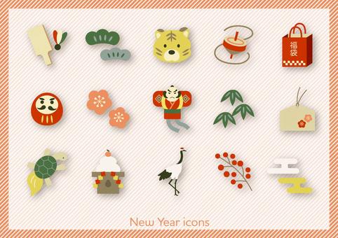 Winter / New Year icons, JPG, PNG and AI Winter / New Year icons, icon, lunar month, winter, JPG, PNG and AI