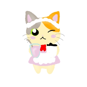猫とカフェ 猫とカフェ 猫,ジュース,コーヒー,ゆるい,可愛い,イラストのイラスト素材