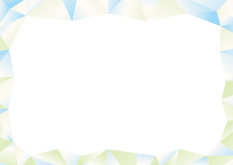 水色とグリーンのポリゴン背景 ポリゴン,背景,フレーム,おしゃれ,キラキラ,シンプル,デザイン,イベント,初夏,グラデーションのイラスト素材