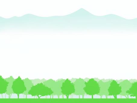 Forest and mountain frame, JPG and PNG Forest and mountain frame, , JPG and PNG