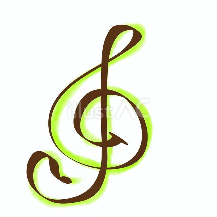 ト音記号 ト音記号,音楽,楽譜のイラスト素材