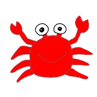 Illustration, crab, sea, crustacean, 