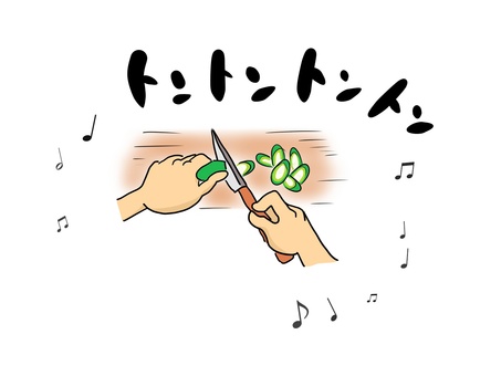 きゅうり きゅうり,台所,切る,千切り,包丁のイラスト素材