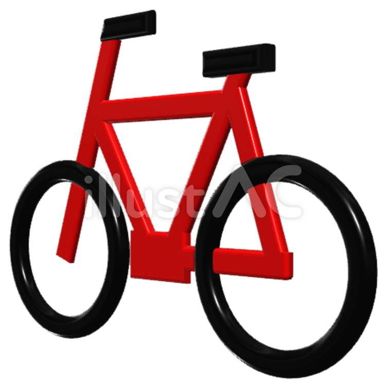自転車マーク 自転車マーク,自転車,チャリのイラスト素材