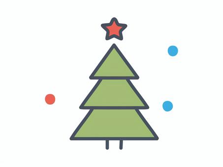 アイコン【クリスマスツリー】1