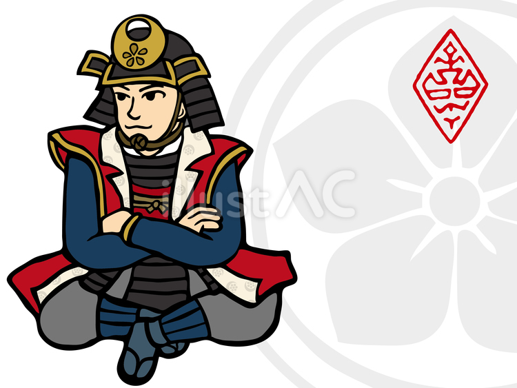 明智光秀-戦国武将 明智光秀,土岐氏,本能寺の変のイラスト素材