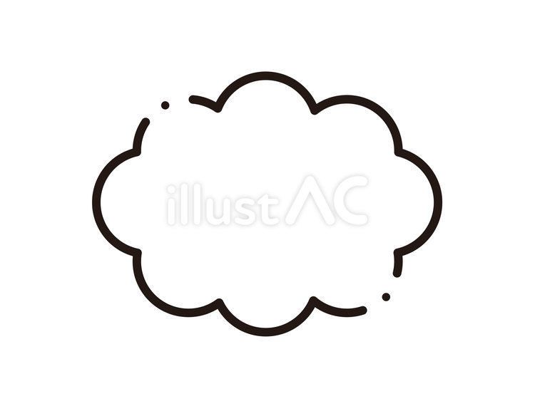 くもりのアイコン くもり,雲,天気のイラスト素材