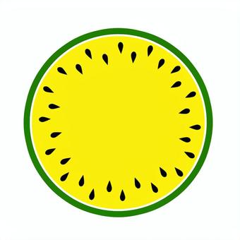 A simple cross section of a watermelon that can also be used for messages!, JPG and PNG A simple cross section of a watermelon that can also be used for messages!, watermelon, fruit, fruit, JPG and PNG