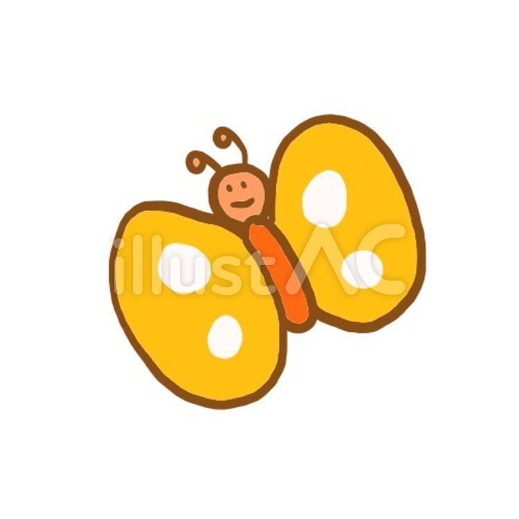 ちょう ちょうちょのイラスト素材