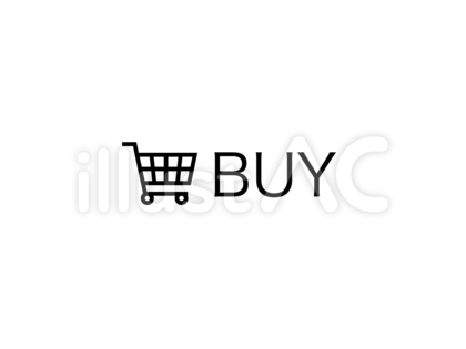 『BUY』ショッピングカートアイコンA黒