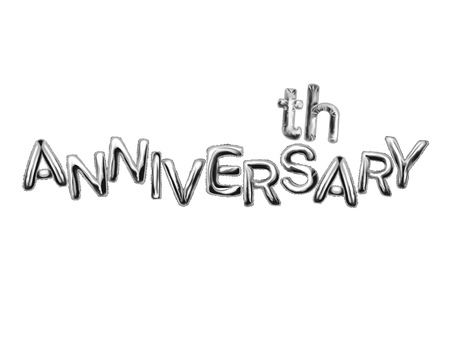 バルーン文字アニバーサリー2シルバー アニバーサリー,anniversary,アルファベット,バルーン文字,風船,文字,かわいい,alphabetのイラスト素材