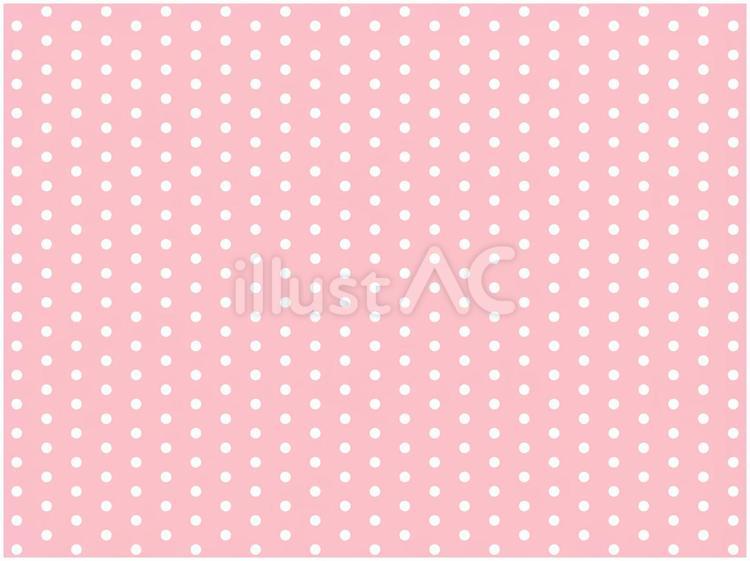 水玉模様の背景画像（ピンク）4 ピンク,丸,白のイラスト素材