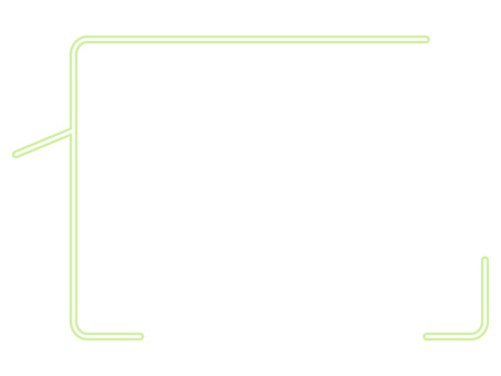 緑の吹き出し風の四角いフレーム フレーム,吹き出し,長方形,四角,背景,タイトル,会話,セリフ,線画,緑のイラスト素材