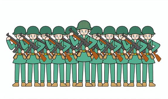 アメリカ軍の部隊 米兵,米軍,アメリカ兵,アメリカ軍,連合軍,連合軍兵士,太平洋戦争,第二次世界大戦,兵士,軍隊のイラスト素材
