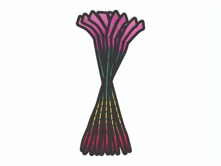線香花火10本セット02 線香花火,手持ち,夏,アイコン,マーク,シンプルのイラスト素材