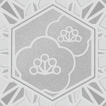 シームレスなモザイク　梅　o 