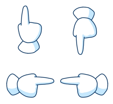 Pointing, finger pointing, pointing, index finger, JPG and PNG