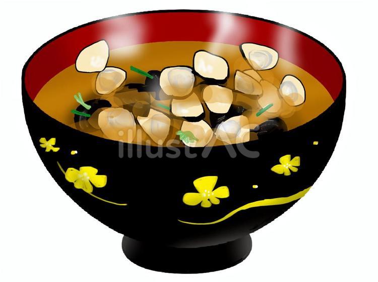 しじみ汁 しじみ汁,しじみ,汁のイラスト素材