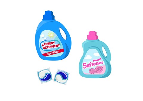 海外の洗濯洗剤、ジェルボール、柔軟剤 洗剤,海外,輸入,輸入品,外国,アメリカン,おしゃれ,洗濯,アメリカ,柔軟剤のイラスト素材