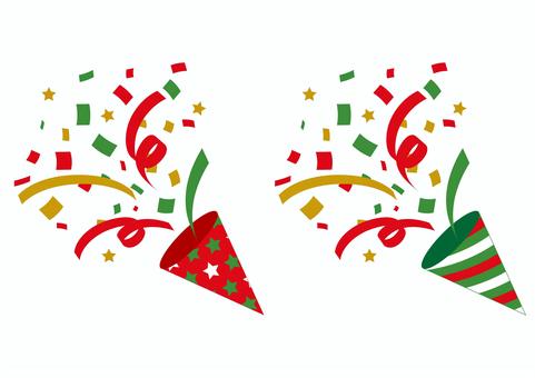 Illustration, крекер, красный, зелень, 