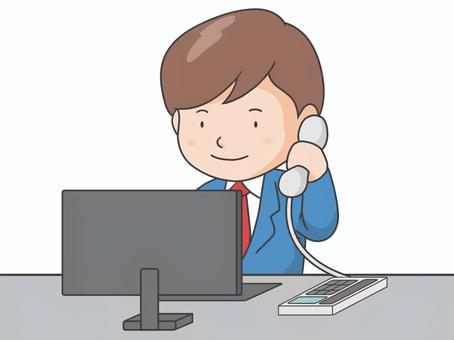 響應電話的辦公室工作人員, JPG 和 PNG 響應電話的辦公室工作人員, 白領, 電話, 通話, JPG 和 PNG