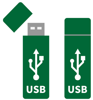 USBメモリのイラスト 緑 usb,メモリ,usbメモリ,フラッシュドライブ,メモリースティック,データ,記録,パソコン,pc,メディアのイラスト素材