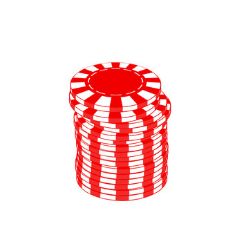 カジノチップ　タワー　赤 カジノチップ,ギャンブル,カラフル,ポーカーチップ,おもちゃ,ゲーム,カジノグッズ,ボードゲーム,テーブルゲーム,カジノクラブのイラスト素材