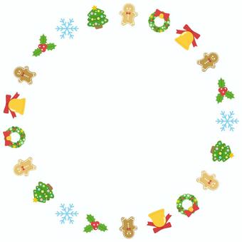 クリスマス並べフレーム（サークル）