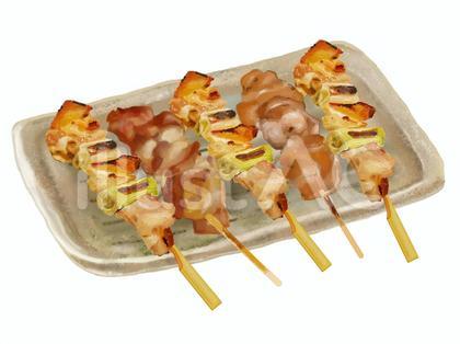 焼き鳥5本(A1)