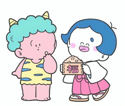 節分の手描きイラスト4