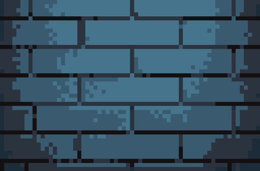 ドット絵背景 ブロック積みの壁 ドット絵,背景,壁,レトロゲーム,ブロック,レンガのイラスト素材