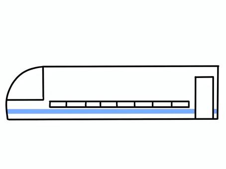 新幹線の文字のフレーム 新幹線,旅行,旅,フレーム,修学旅行,遠足,イラスト,シンプル,素材,ワンポイントのイラスト素材